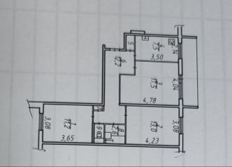 Продажа трехкомнатной квартиры, 65.9 м2, Карелия, переулок Попова, 8