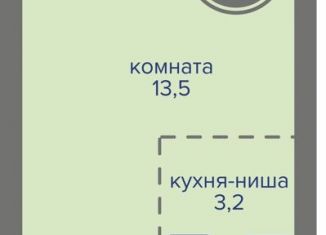 Квартира на продажу студия, 25.4 м2, Пермь, шоссе Космонавтов, 309А