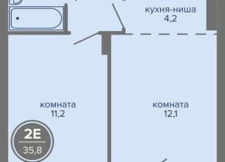 Продам 2-ком. квартиру, 35.8 м2, Пермь, Индустриальный район, шоссе Космонавтов, 309А