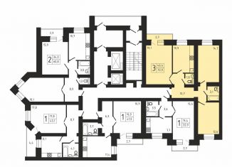 Продается 3-ком. квартира, 72.9 м2, Саратов, улица имени Ю.И. Менякина, 6, Волжский район