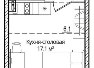 Продается квартира студия, 31.4 м2, деревня Борисовичи, улица Дмитрия Яковлева, 8