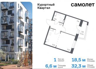 Продам однокомнатную квартиру, 32.3 м2, Санкт-Петербург