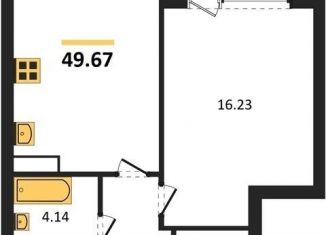 Однокомнатная квартира на продажу, 49.7 м2, Воронеж, Московский проспект, 132, Центральный район