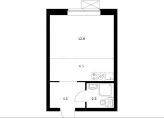 Продам квартиру студию, 25.2 м2, Москва, ЗАО, жилой комплекс Новое Очаково, к1.1