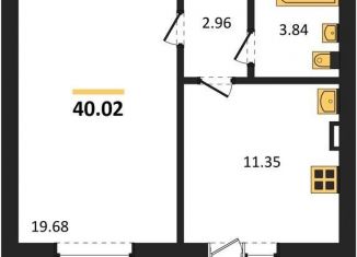 Продам 1-комнатную квартиру, 40 м2, Отрадненское сельское поселение