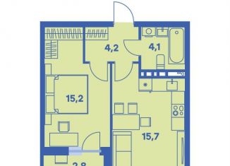 Продается двухкомнатная квартира, 40.6 м2, Пермь