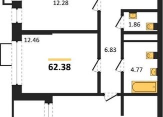 Продается 2-комнатная квартира, 62.4 м2, Воронежская область, набережная Чуева, 7