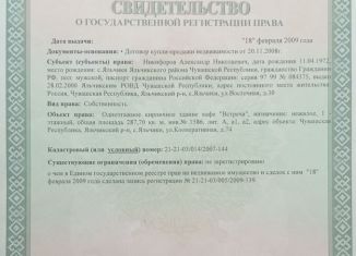 Продам помещение свободного назначения, 287.7 м2, село Яльчики, Кооперативная улица, 74