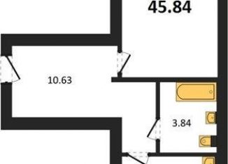 Продажа однокомнатной квартиры, 45.8 м2, Отрадненское сельское поселение