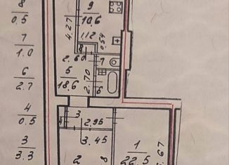 Продается 2-ком. квартира, 77.4 м2, Санкт-Петербург, Дерптский переулок, 8