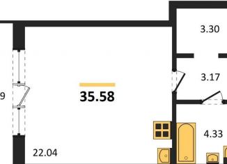 Квартира на продажу студия, 35.6 м2, Воронеж, Ленинский проспект, 108А