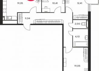 Продаю 3-ком. квартиру, 82 м2, Ростовская область