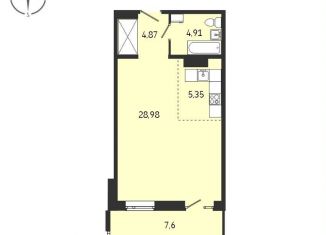 Продается квартира студия, 44.1 м2, Иркутская область, Советская улица, 115/1