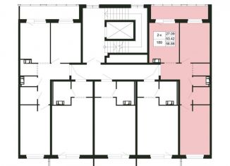 Продажа 2-ком. квартиры, 56.9 м2, городской посёлок Дубровка