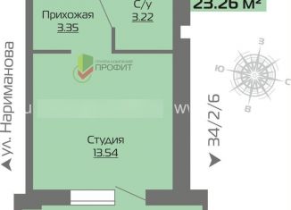 Продажа 1-ком. квартиры, 23.3 м2, Татарстан