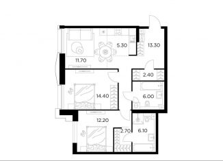 Продажа 3-комнатной квартиры, 74.1 м2, Москва, САО