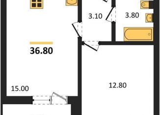 Продаю 1-комнатную квартиру, 36.8 м2, Воронеж, Коминтерновский район