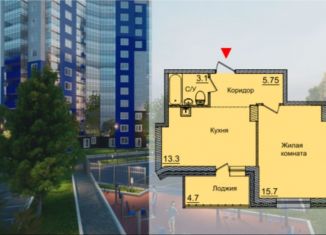 Продаю 1-ком. квартиру, 40.2 м2, Хабаровский край, улица Кулибина, 14