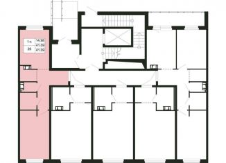 Продам 1-комнатную квартиру, 41.1 м2, городской посёлок Дубровка