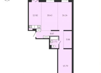 Продается 3-ком. квартира, 82.8 м2, Иркутск, Советская улица, 115/1, Правобережный округ