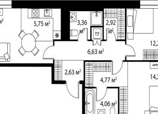 Продается 2-комнатная квартира, 72 м2, Москва, ЖК Лайф Варшавская