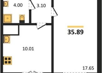 Однокомнатная квартира на продажу, 35.9 м2, Воронеж, Цимлянская улица, 10В, Левобережный район