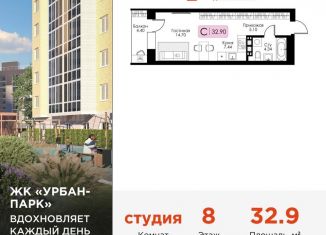 Продажа квартиры студии, 32.9 м2, Тверь