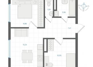 Продам двухкомнатную квартиру, 49.1 м2, Свердловская область