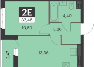 Продается 1-ком. квартира, 33.5 м2, Свердловская область, улица Академика Ландау, 37