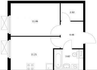 Продается 1-комнатная квартира, 33.7 м2, Москва, Очаковское шоссе, 5к4, ЗАО