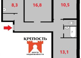 Продам 3-ком. квартиру, 65 м2, Красноярский край, Саянская улица, 23