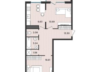 Продажа 2-ком. квартиры, 63.4 м2, Ленинградская область, жилой комплекс Новокасимово, МД-24