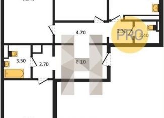 Продаю 3-комнатную квартиру, 91.4 м2, Воронеж, Центральный район, улица Шишкова, 140Б/16