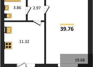 Продажа 1-ком. квартиры, 39.8 м2, Отрадненское сельское поселение