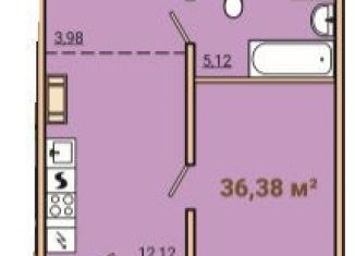 Продается 1-ком. квартира, 36.4 м2, Челябинская область, улица Героя Советского Союза Шкенёва, 4Б