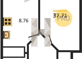 Продажа 1-комнатной квартиры, 37.7 м2, Ростов-на-Дону