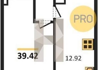 Продаю однокомнатную квартиру, 39.4 м2, Ростовская область, улица Ларина, 45с11