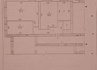 Продается 3-комнатная квартира, 79 м2, Краснослободск, Стадионная улица, 3А