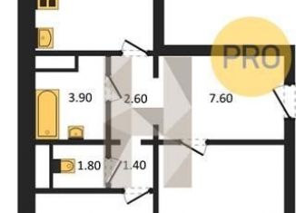 Продажа 2-комнатной квартиры, 65.6 м2, Воронежская область, улица Шишкова, 140Б/6