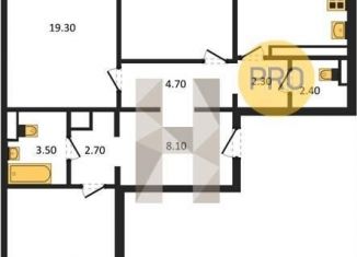 Продаю трехкомнатную квартиру, 89.8 м2, Воронеж, улица Шишкова, 140Б/16