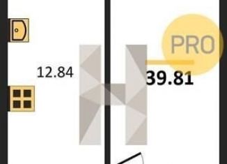 Продается 1-ком. квартира, 39.8 м2, Ростов-на-Дону, улица 23-я Линия, 54с7, ЖК Город у Реки