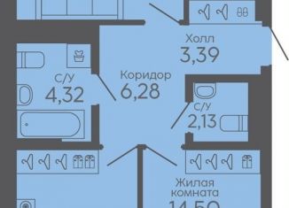 Продажа 2-ком. квартиры, 61.8 м2, Свердловская область, жилой комплекс Новокольцовский, 5