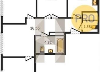 Продажа трехкомнатной квартиры, 86.3 м2, Ростов-на-Дону