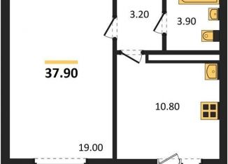 Продажа однокомнатной квартиры, 37.9 м2, Воронеж, улица Шидловского, 28