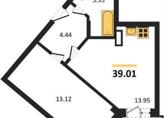 Продам 1-комнатную квартиру, 39 м2, Воронеж, Коминтерновский район, Электросигнальная улица, 9Ак2