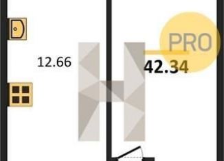 Продаю 1-комнатную квартиру, 42.3 м2, Ростов-на-Дону, улица 23-я Линия, 54с7, ЖК Город у Реки