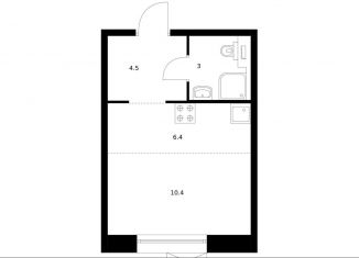 Продам квартиру студию, 24.3 м2, Санкт-Петербург, метро Лиговский проспект, жилой комплекс Аэронавт, 1