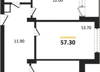 Продажа 2-ком. квартиры, 57.3 м2, Воронеж, Железнодорожный район, бульвар Содружества, 1