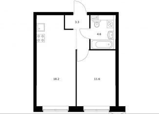 Продажа 1-ком. квартиры, 37.7 м2, Санкт-Петербург, метро Василеостровская