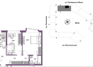 3-ком. квартира на продажу, 59.1 м2, Москва